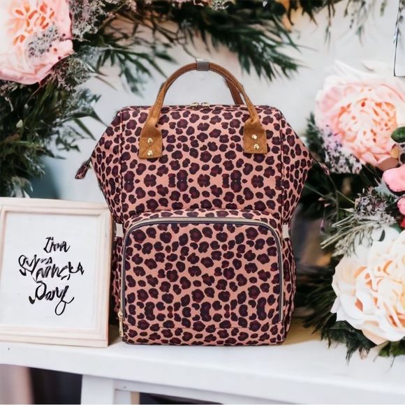 Diaper bag BackpackCheetah waterproof